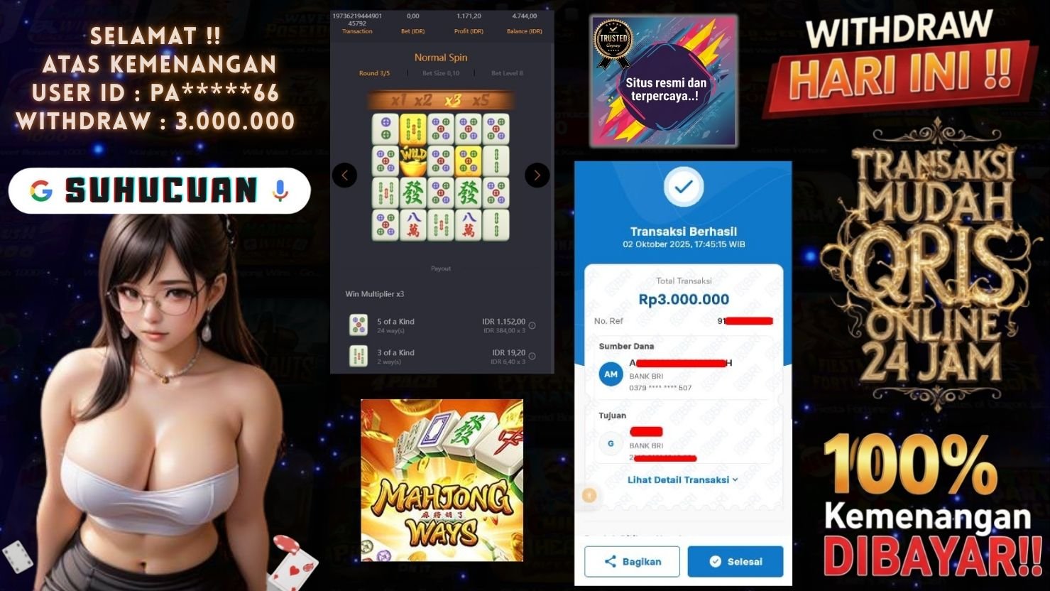 SUHUCUAN JACKPOT SLOT MAHJONG WAYS